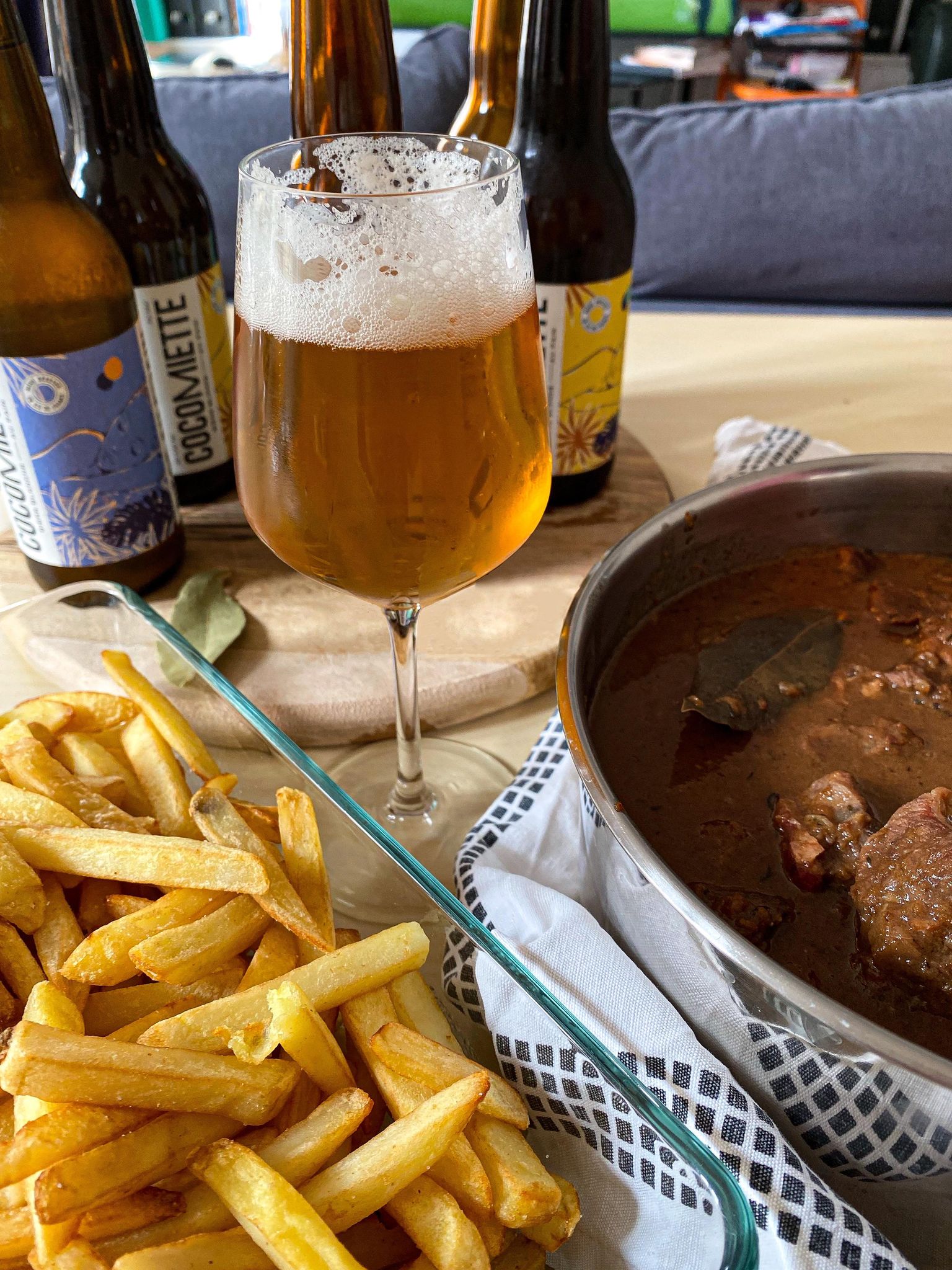 Recette à la bière La carbonade flamande La bière au pain